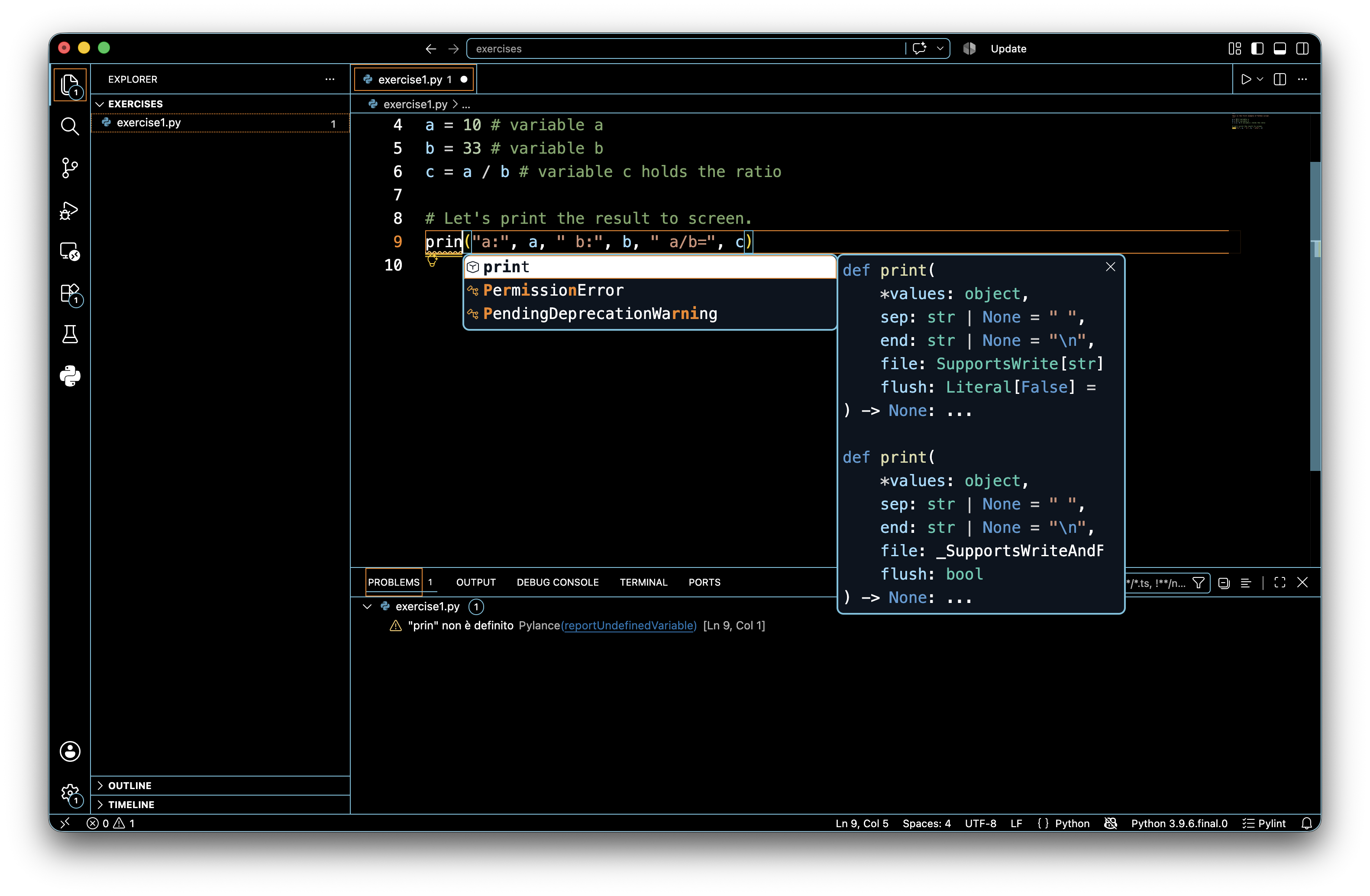 code completion